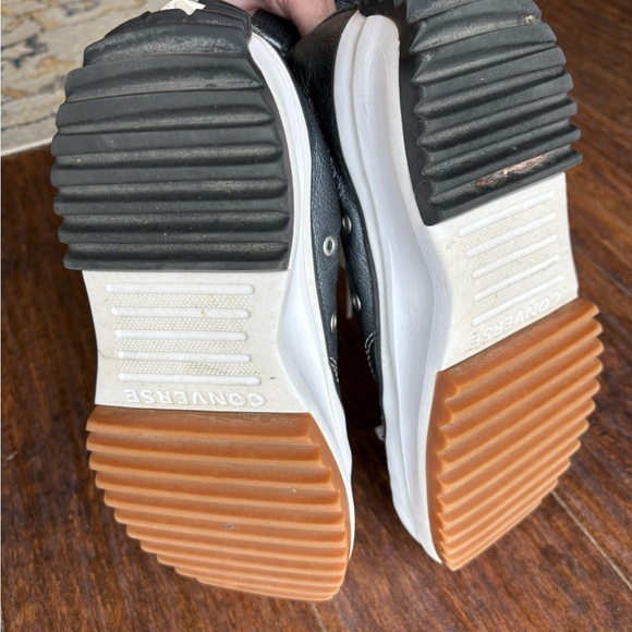 Run Star Hike Platform Dark Silver Metallic Converse - Picture 7 of 8